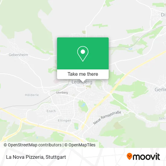 Карта La Nova Pizzeria