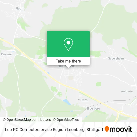 Карта Leo PC Computerservice Region Leonberg