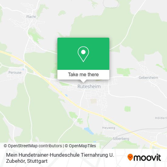 Карта Mein Hundetrainer-Hundeschule Tiernahrung U. Zubehör