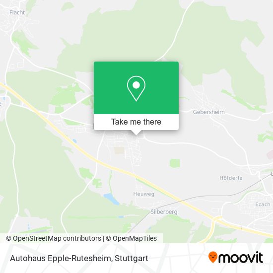 Autohaus Epple-Rutesheim map