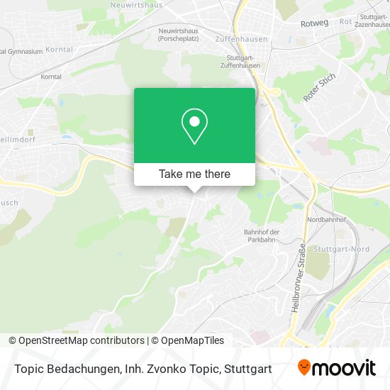 Карта Topic Bedachungen, Inh. Zvonko Topic