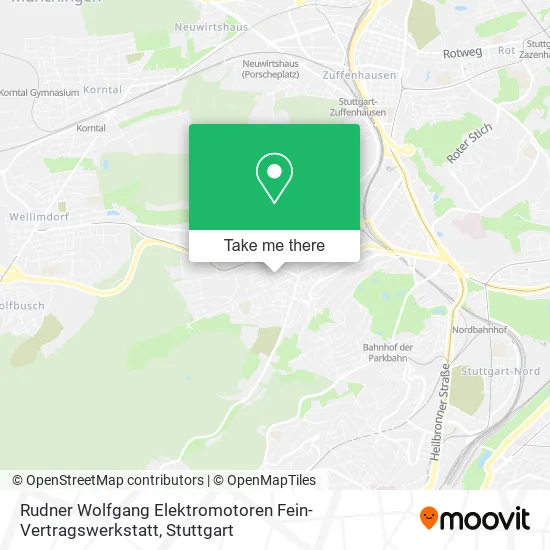Карта Rudner Wolfgang Elektromotoren Fein-Vertragswerkstatt