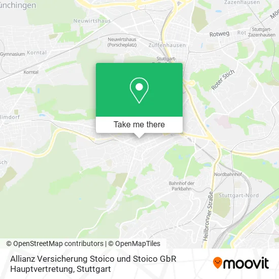 Карта Allianz Versicherung Stoico und Stoico GbR Hauptvertretung