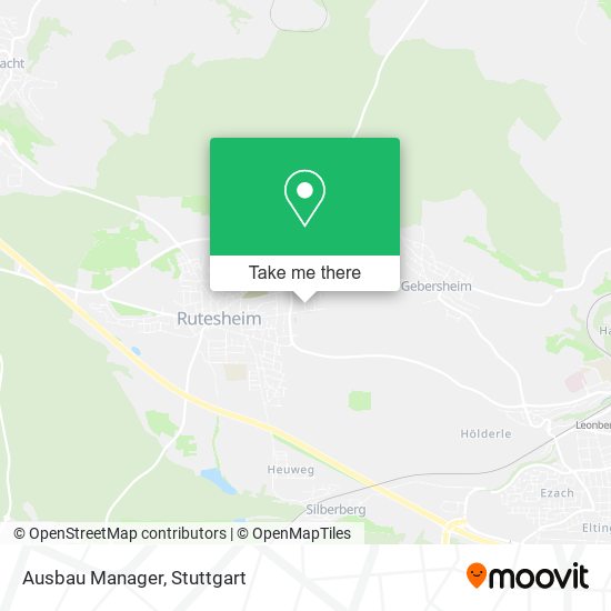 Карта Ausbau Manager