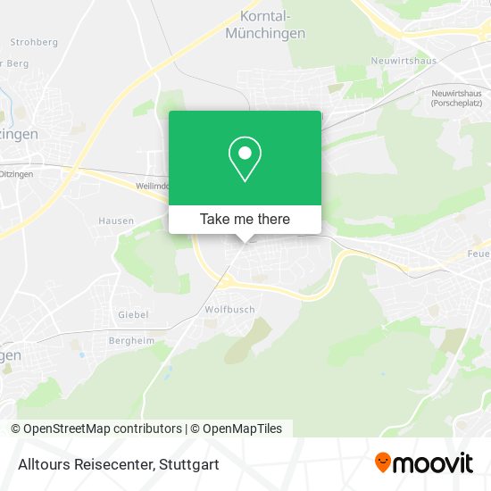 Карта Alltours Reisecenter