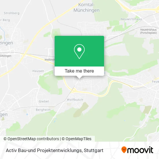 Карта Activ Bau-und Projektentwicklungs