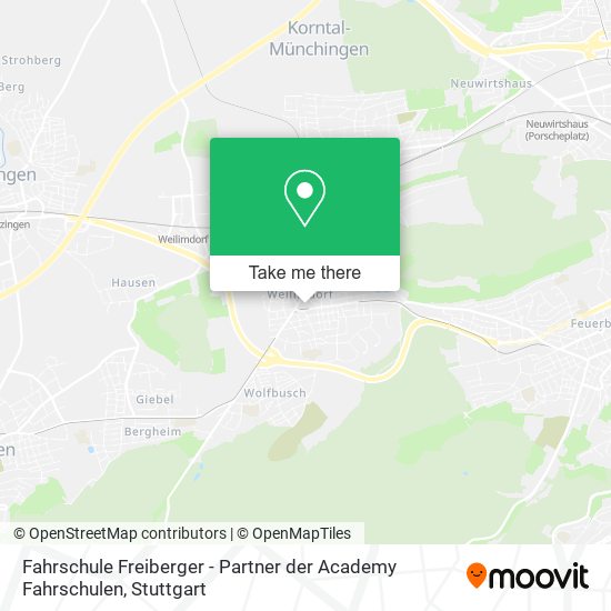 Fahrschule Freiberger - Partner der Academy Fahrschulen map