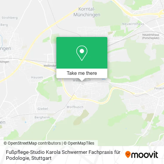 Карта Fußpflege-Studio Karola Schwermer Fachpraxis für Podologie