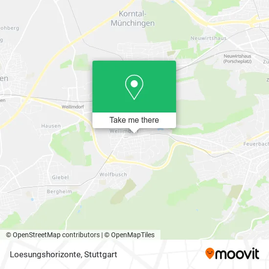 Карта Loesungshorizonte