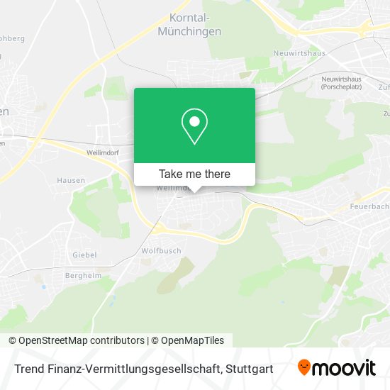 Trend Finanz-Vermittlungsgesellschaft map