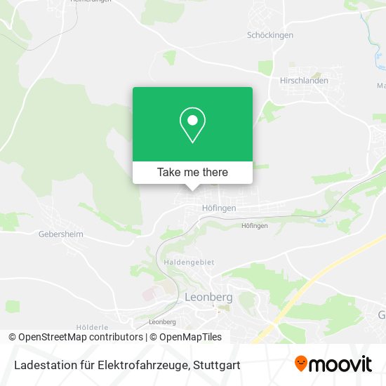 Ladestation für Elektrofahrzeuge map