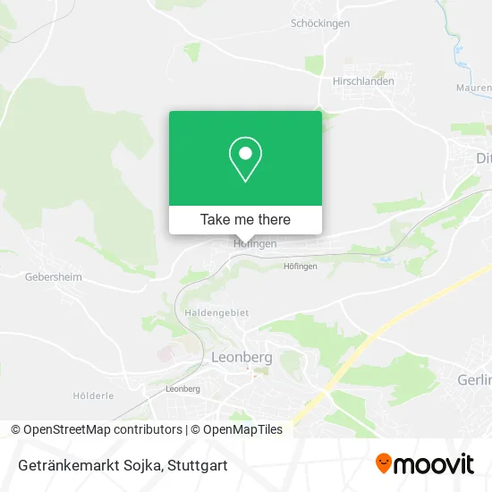 Карта Getränkemarkt Sojka
