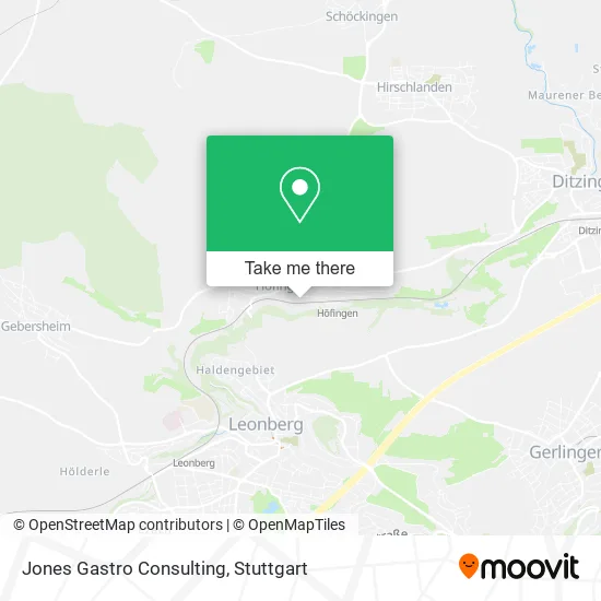 Карта Jones Gastro Consulting
