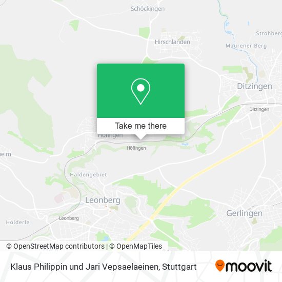 Klaus Philippin und Jari Vepsaelaeinen map