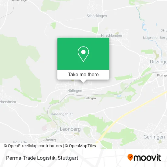 Карта Perma-Trade Logistik