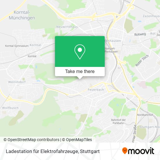 Ladestation für Elektrofahrzeuge map