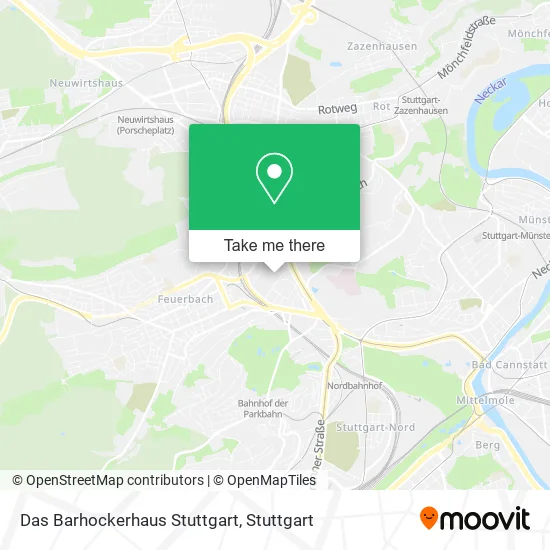 Карта Das Barhockerhaus Stuttgart