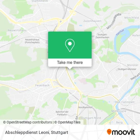 Abschleppdienst Leoni map