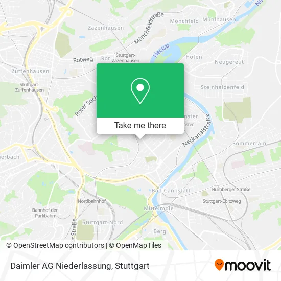 Карта Daimler AG Niederlassung