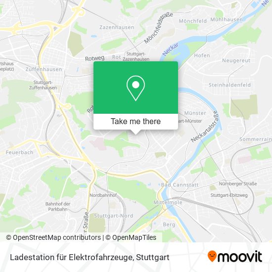 Ladestation für Elektrofahrzeuge map