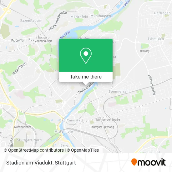 Карта Stadion am Viadukt