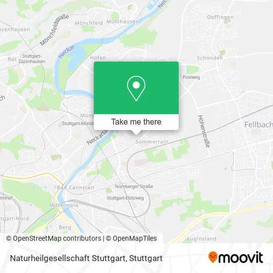 Карта Naturheilgesellschaft Stuttgart