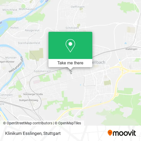 Карта Klinikum Esslingen