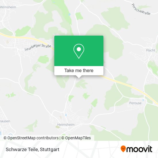 Карта Schwarze Teile