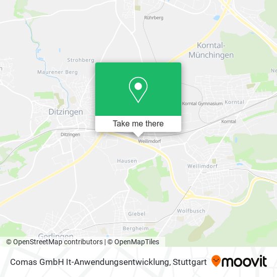 Comas GmbH It-Anwendungsentwicklung map