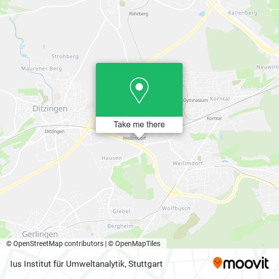 Ius Institut für Umweltanalytik map