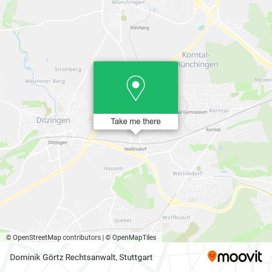 Dominik Görtz Rechtsanwalt map