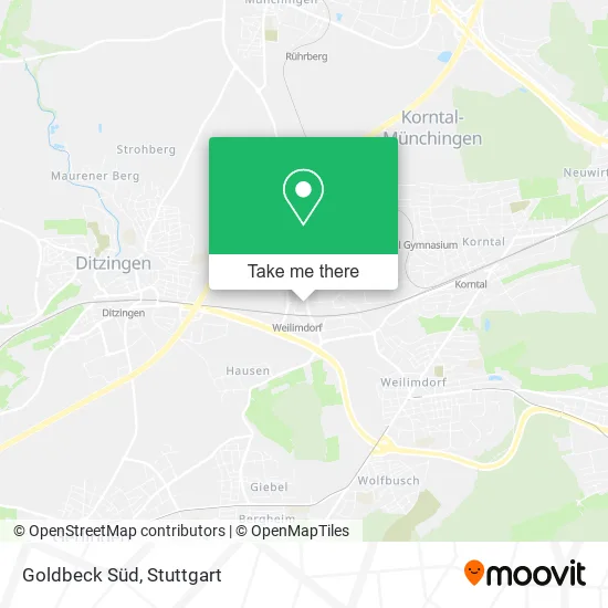 Карта Goldbeck Süd