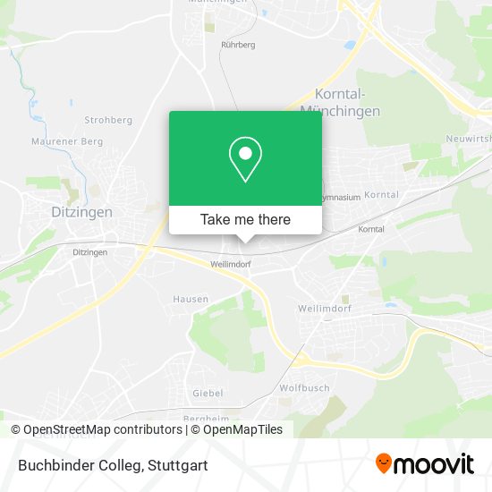 Карта Buchbinder Colleg