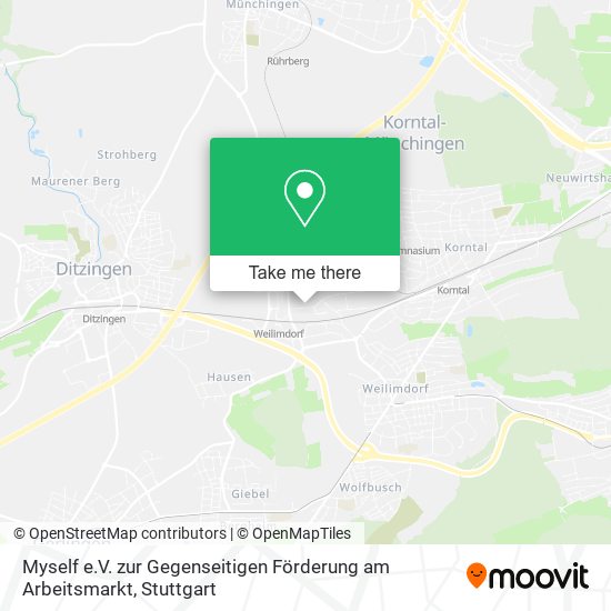 Myself e.V. zur Gegenseitigen Förderung am Arbeitsmarkt map