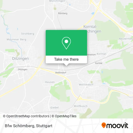 Карта Bfw Schömberg