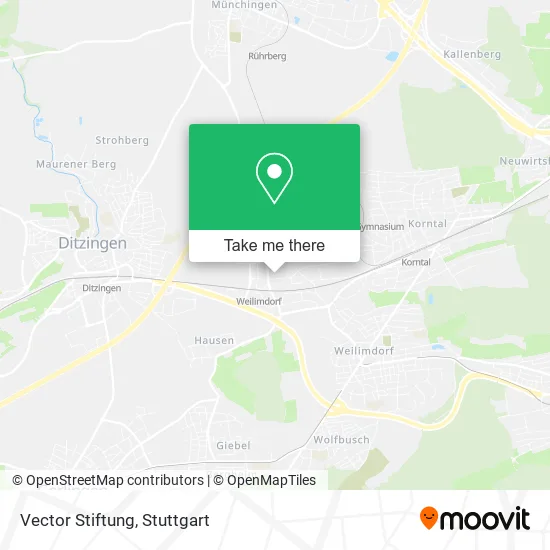 Карта Vector Stiftung