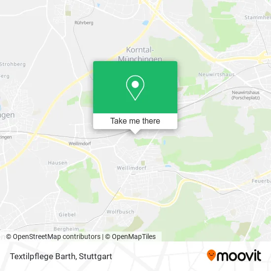 Карта Textilpflege Barth