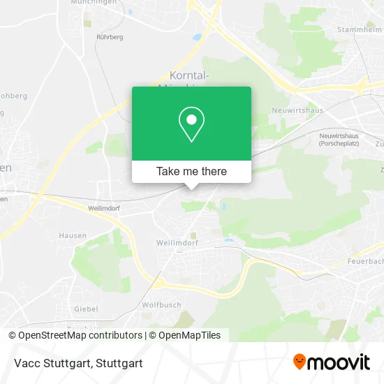 Карта Vacc Stuttgart