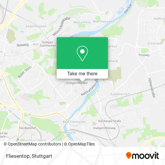 Карта Fliesentop