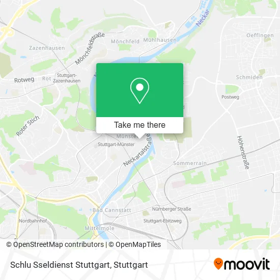 Карта Schlu Sseldienst Stuttgart