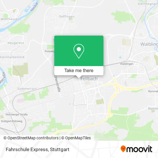 Карта Fahrschule Express