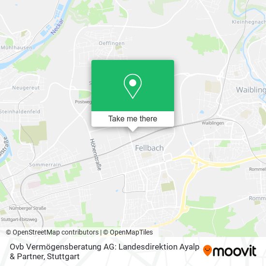 Ovb Vermögensberatung AG: Landesdirektion Ayalp & Partner map