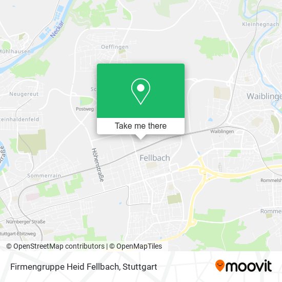 Firmengruppe Heid Fellbach map