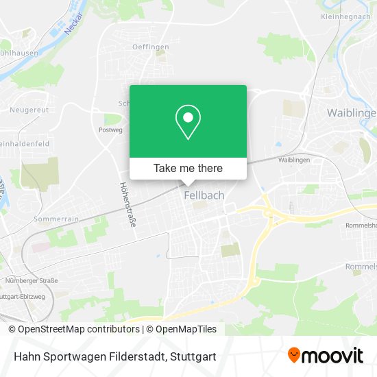 Hahn Sportwagen Filderstadt map