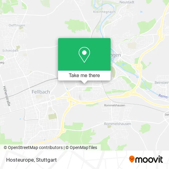 Карта Hosteurope