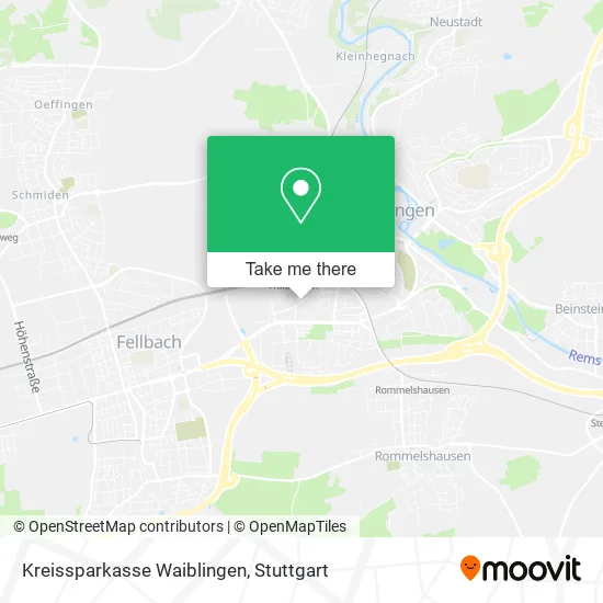 Карта Kreissparkasse Waiblingen