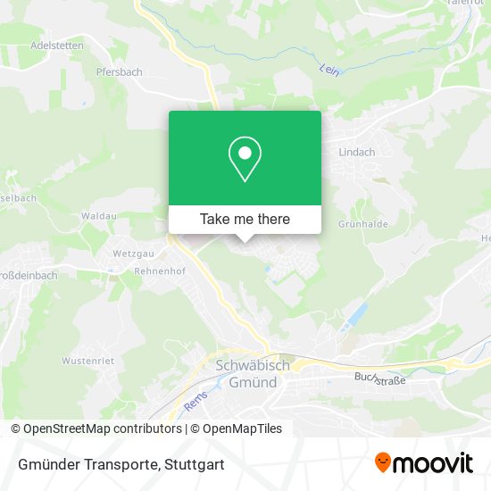 Gmünder Transporte map