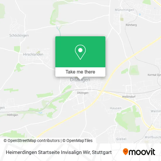 Карта Heimerdingen Startseite Invisalign Wir