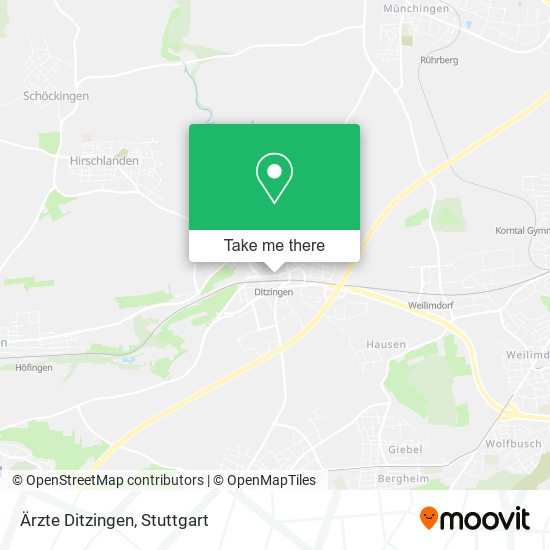 Карта Ärzte Ditzingen