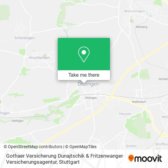 Gothaer Versicherung Dunajtschik & Fritzenwanger Versicherungsagentur map